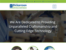 Tablet Screenshot of dickermandental.com